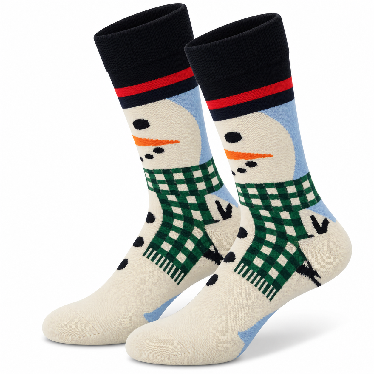 Snowman Crew Socks Medium Can Do!