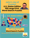 John's Joy of Word Search Puzzles: US States Edition Multi John's Crazy Socks