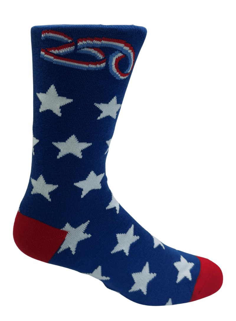 USA 250 Crew Socks Blue / Large John's Crazy Socks