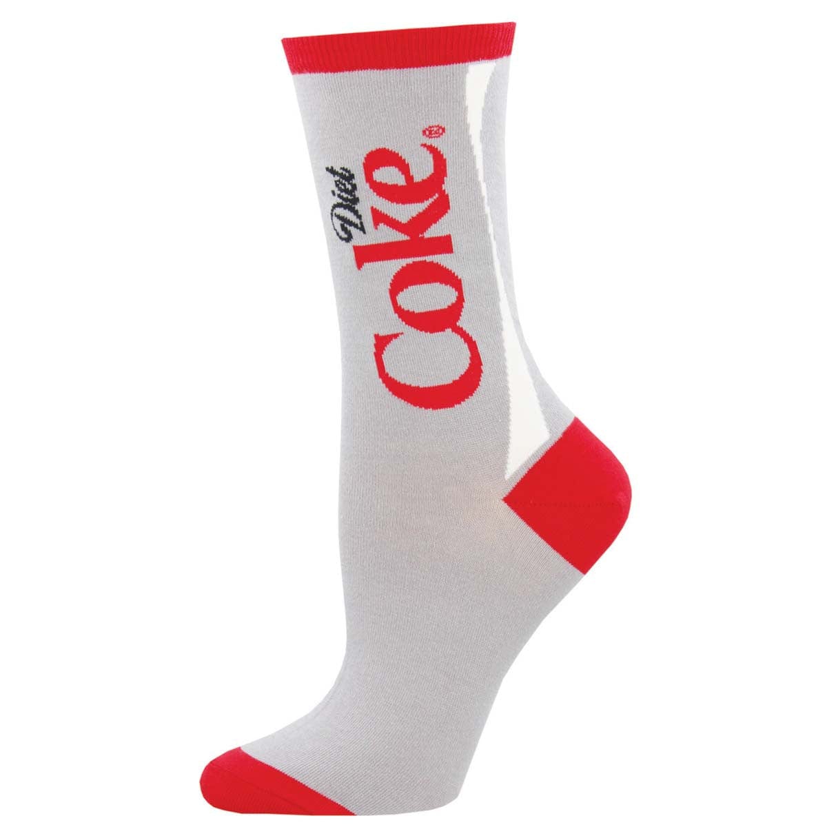 Diet Coke Women's Crew Socks Grey