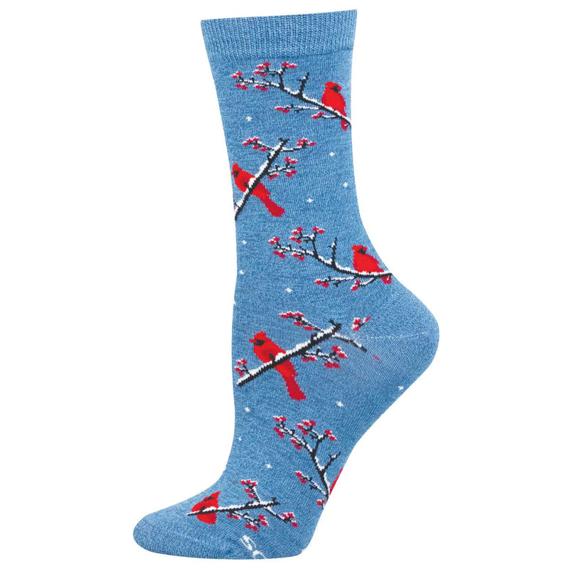 Cardinal Bamboo Crew Socks Ivory SockSmith