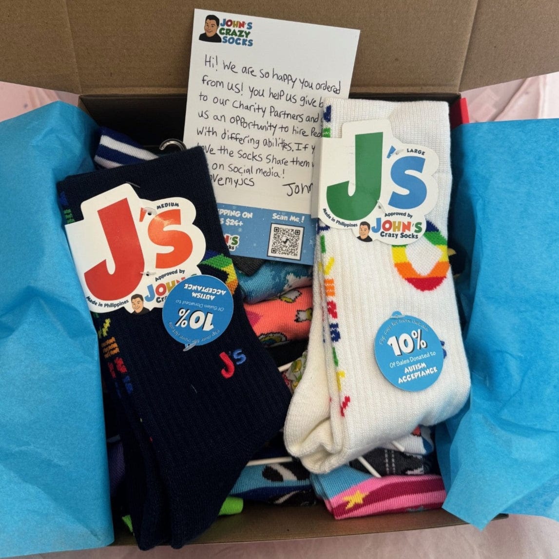 Autism Awareness Elementary Classroom Gift Box Multi