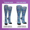 360 Night Garden Compression Socks Crazy Compression