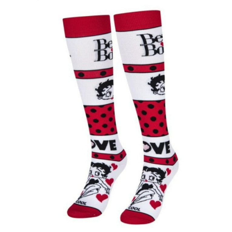 Betty Boop Women's Compression Socks Red