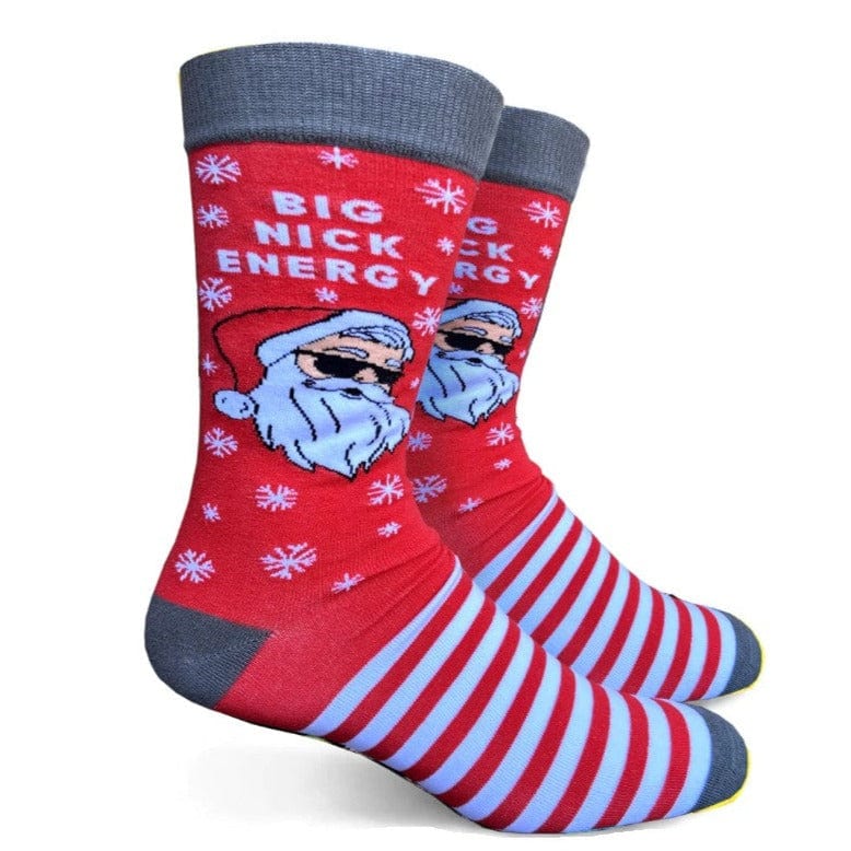 Big Nick Energy Men's Crew Socks Red
