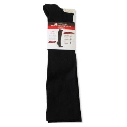 Solid Black Compression Socks Black