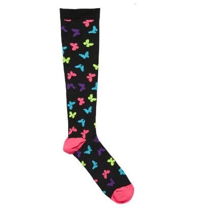 Mini Butterfly Compression Socks Black