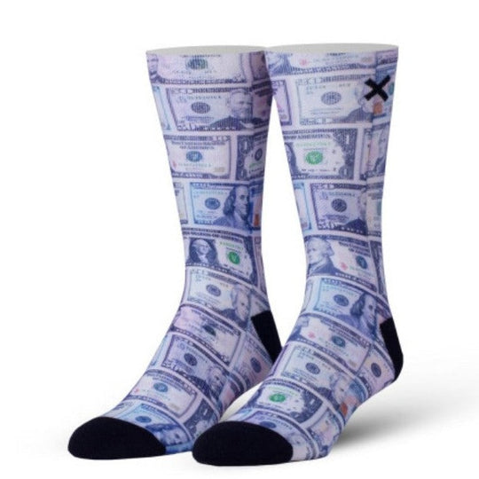 Cash Money Men's Crew Socks Green