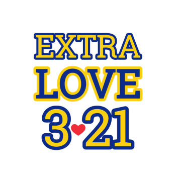 Extra Love 321 Car Magnet White