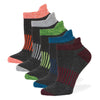 Athletic No Show 5 Pack - Grey/Assorted Grey/Assorted / Medium