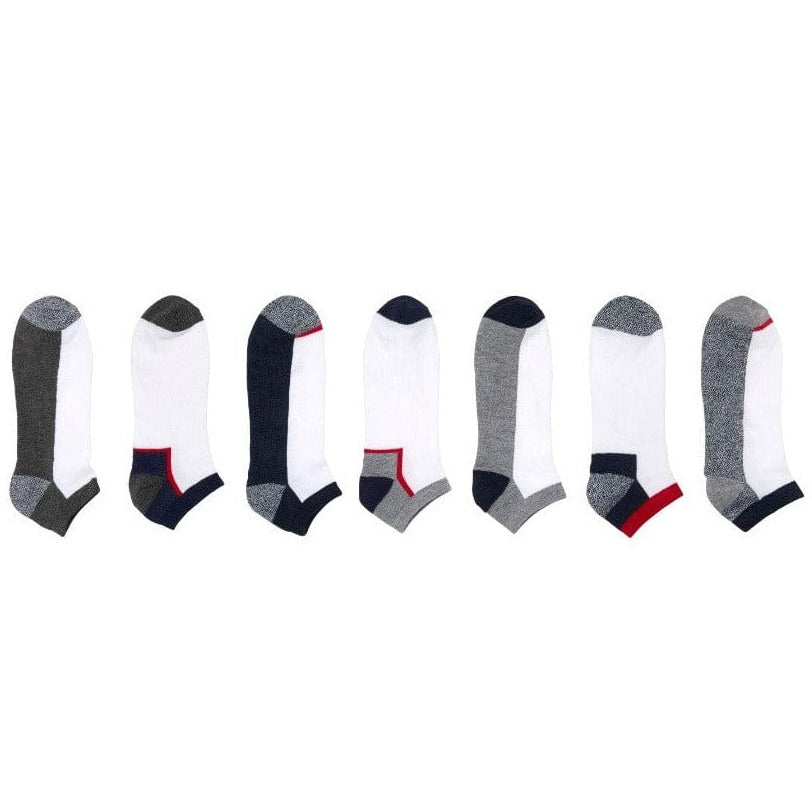 Everlast No Show Socks 7 Pack Multi