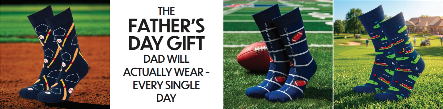 John's Crazy Socks — the Father's Day gift Dad will actually wear, every single day