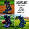 Father's Day Sports Gift Bag of Socks Multi John's Crazy Socks