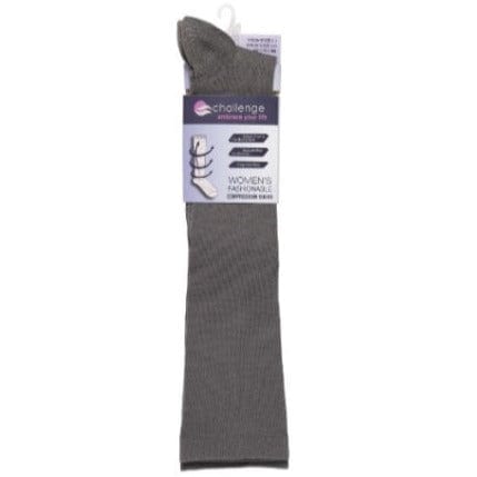 Solid Grey Compression Socks Grey
