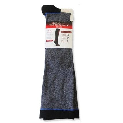 Marled Grey Compression Socks Grey
