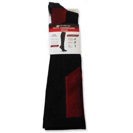 Black Red Compression Socks Black Red