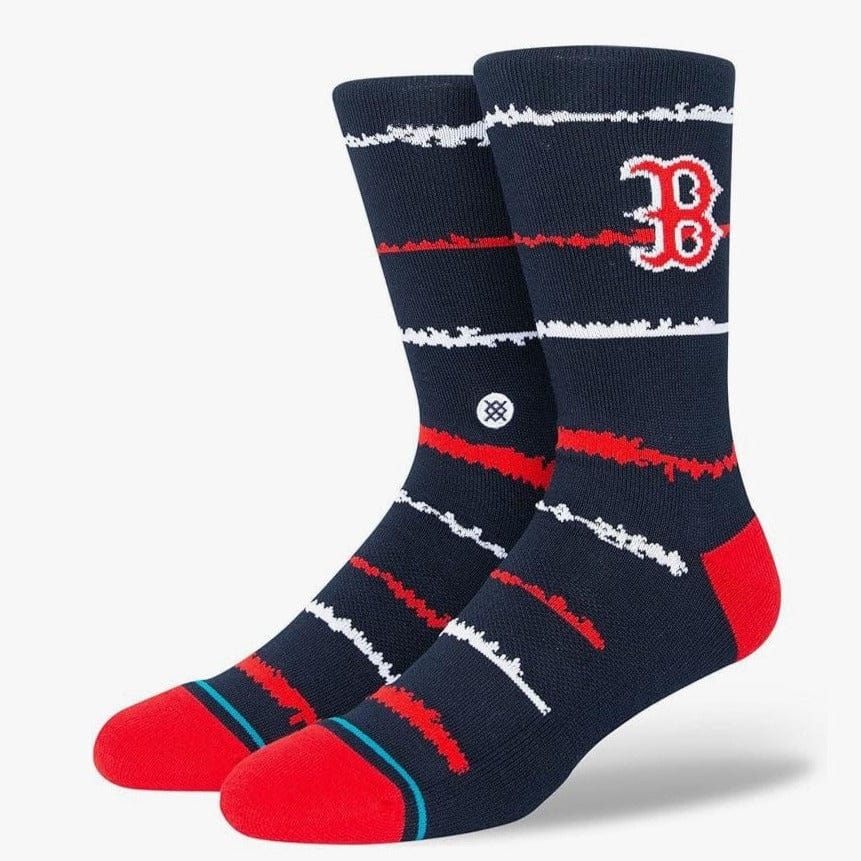 Boston Red Sox Chalk Crew Socks Navy