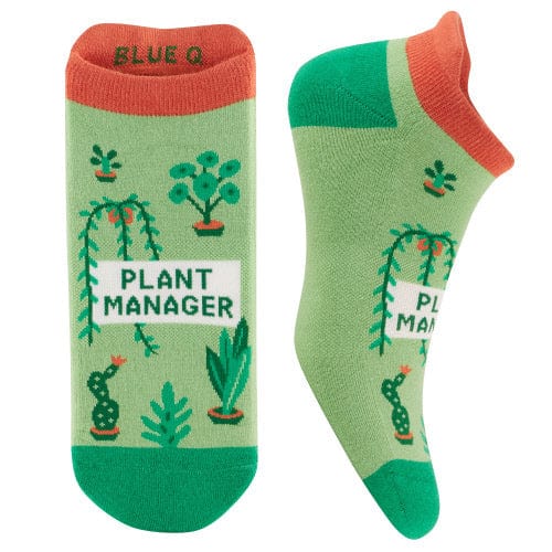 Plant Manager Women&#39;s Sneaker Socks Green