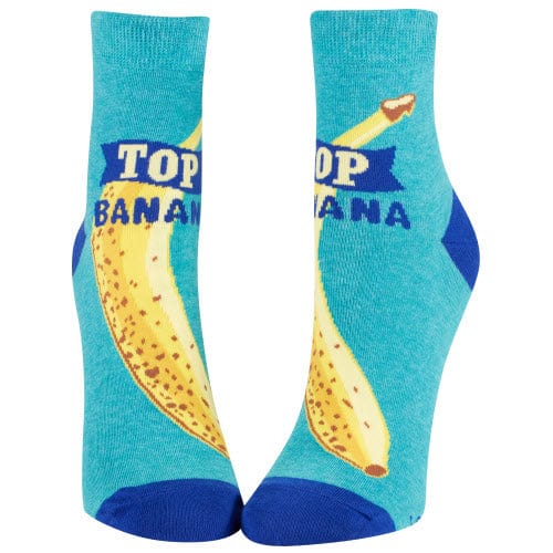 Top Banana Women's Ankle Socks Blue