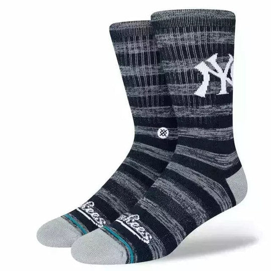 New York Yankees Twist Crew Socks Navy