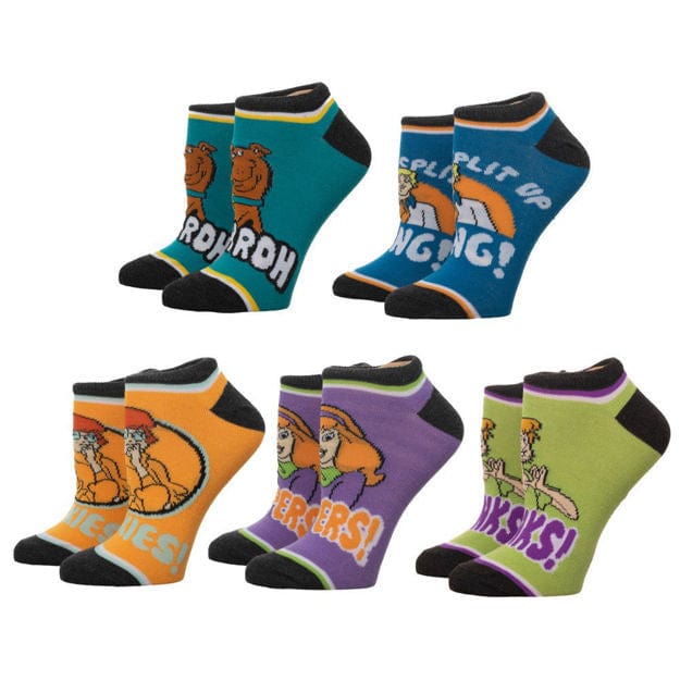 Scooby Doo 5 Pair Ankle Socks Multi