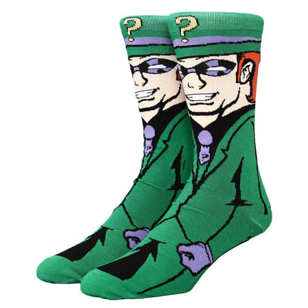 Riddler Rebirth Crew Socks Green