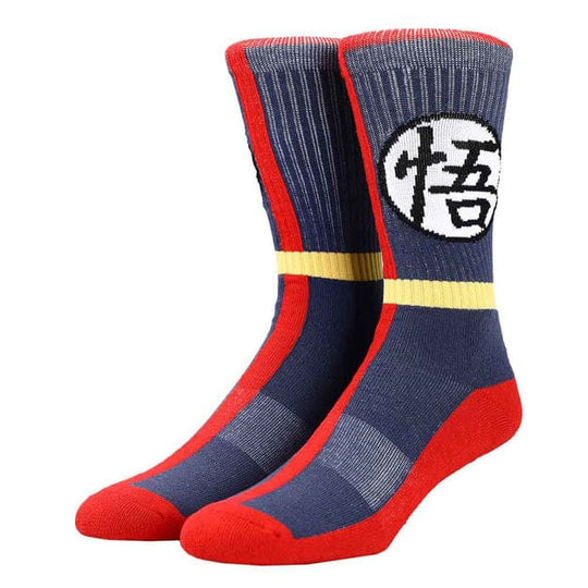 Dragon Ball Z Goku Crew Socks Blue