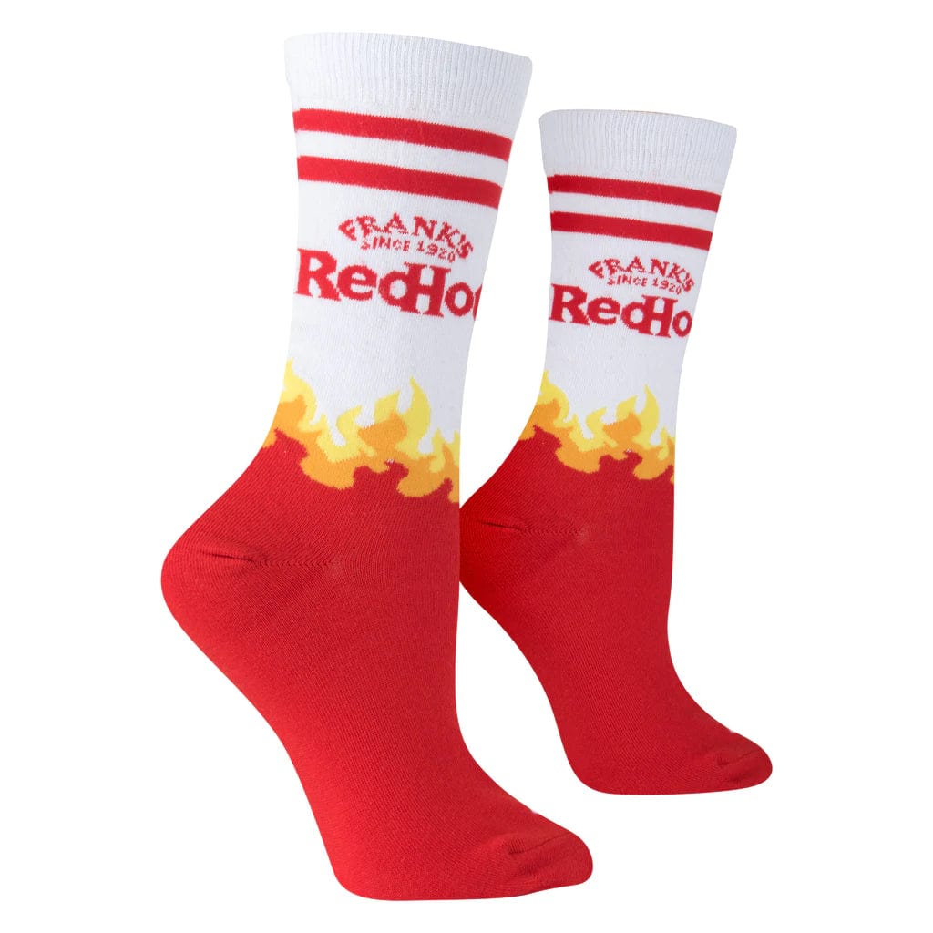 Frank's Red Hot Women's Crew Socks Red