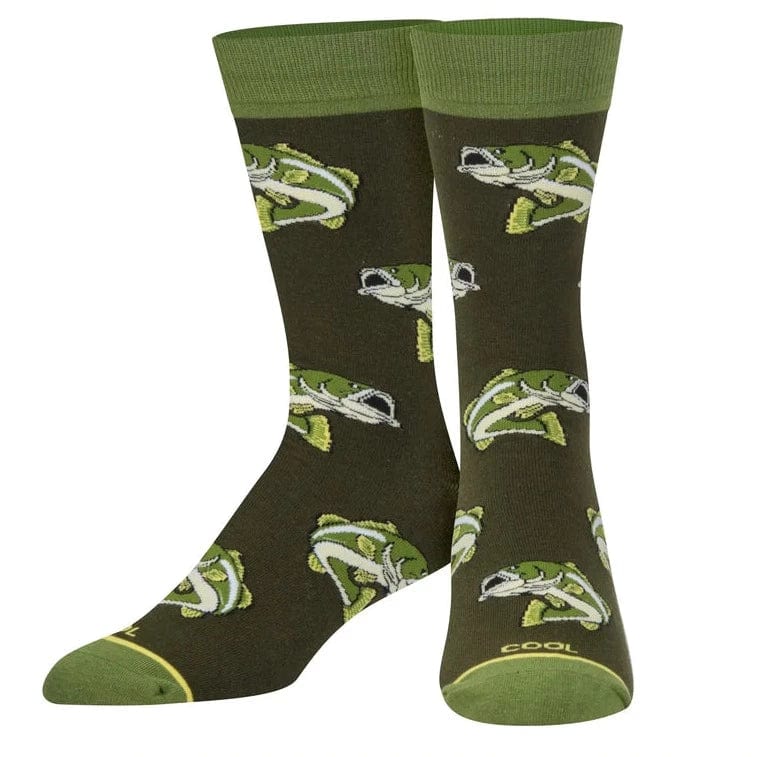Bass Men's Crew Socks Green