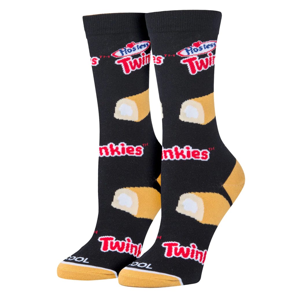 Twinkies Women's Crew Socks Black