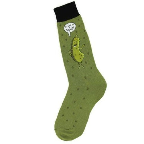 Big Dill Men's Crew Socks Green