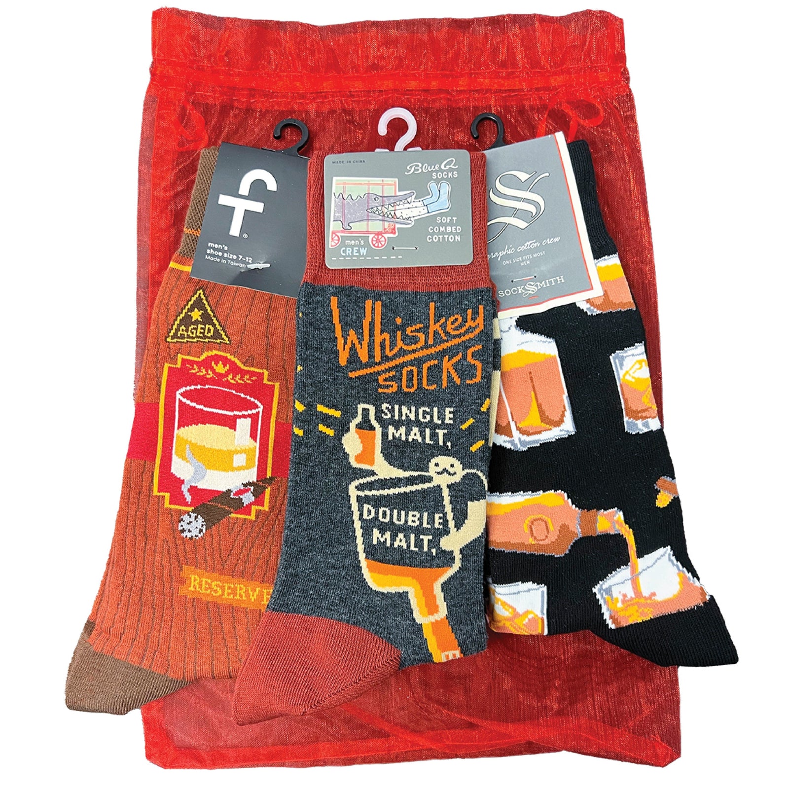 On The Rocks Whiskey Gift Bag For Him Multi