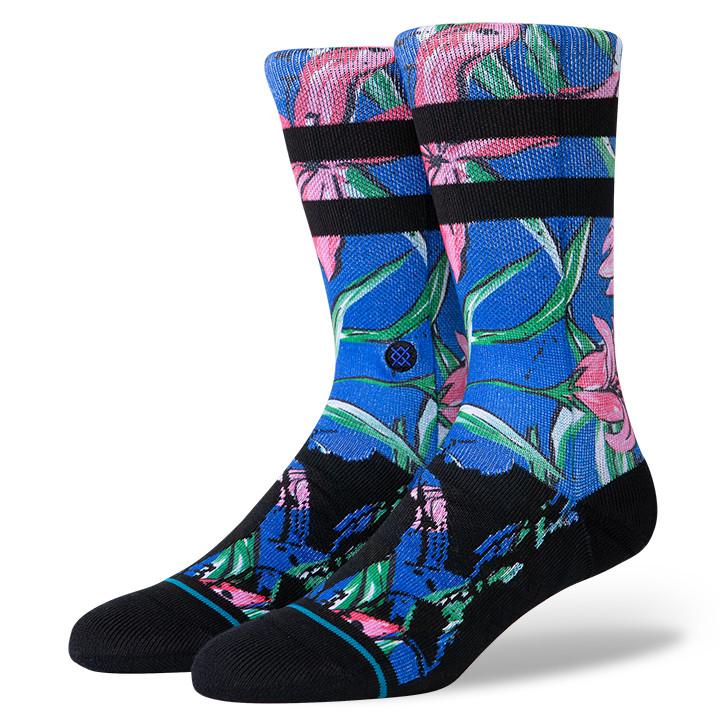 Waipoua St Men's Crew Sock Blue