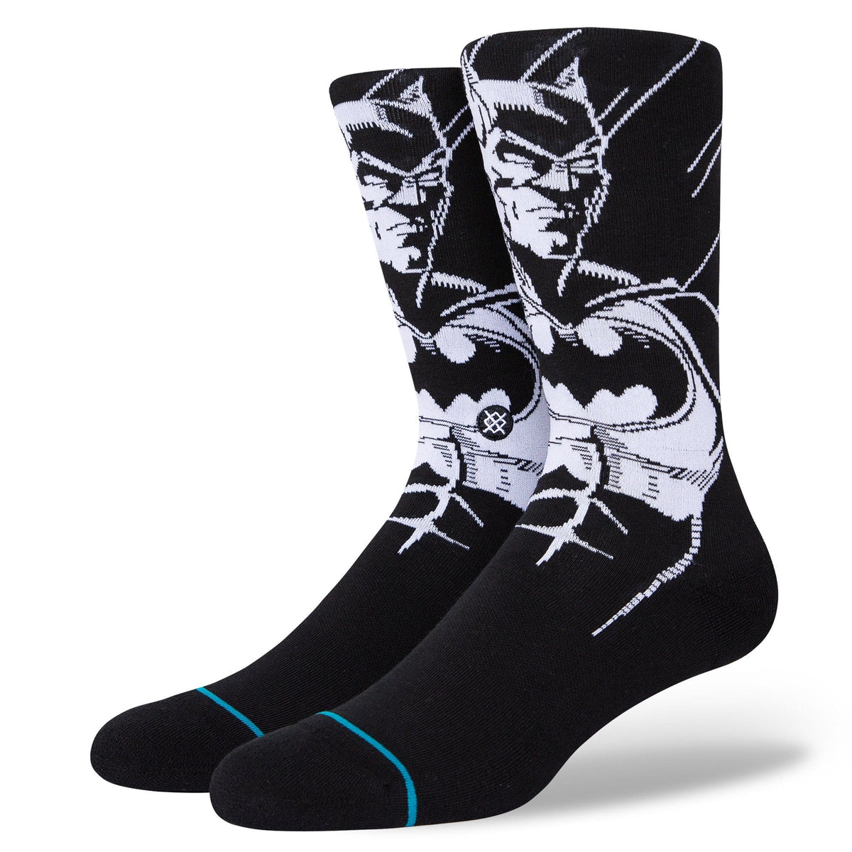 The Batman Men&#39;s Crew Socks Black