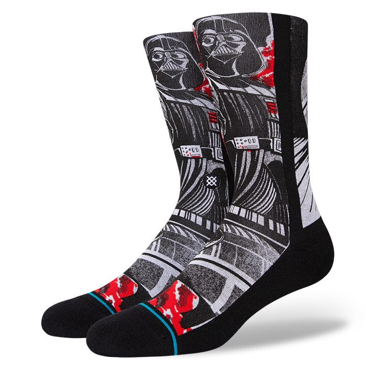 Manga Vader Mandalorian Men's Crew Socks Multi