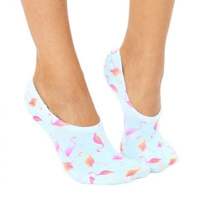 Flamingo Liner Socks Blue