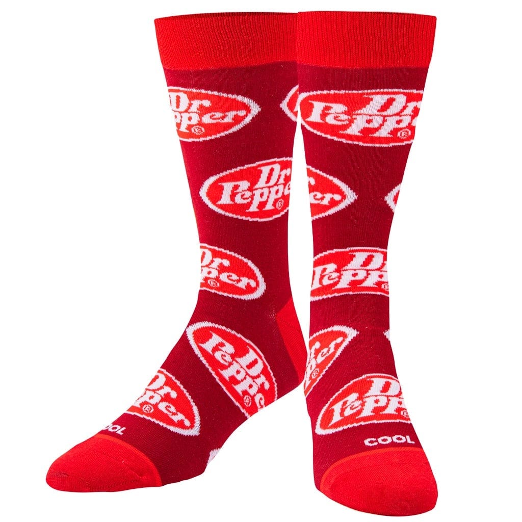 Dr. Pepper Retro Men&#39;s Crew Sock Red