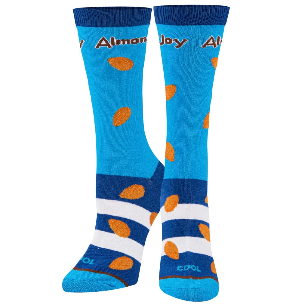 Almond Joy Women's Crew Socks Blue
