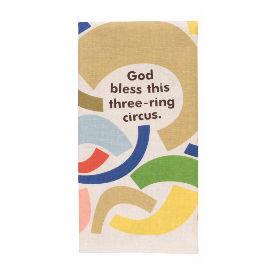 Three Ring Circus Dish Towel Multi