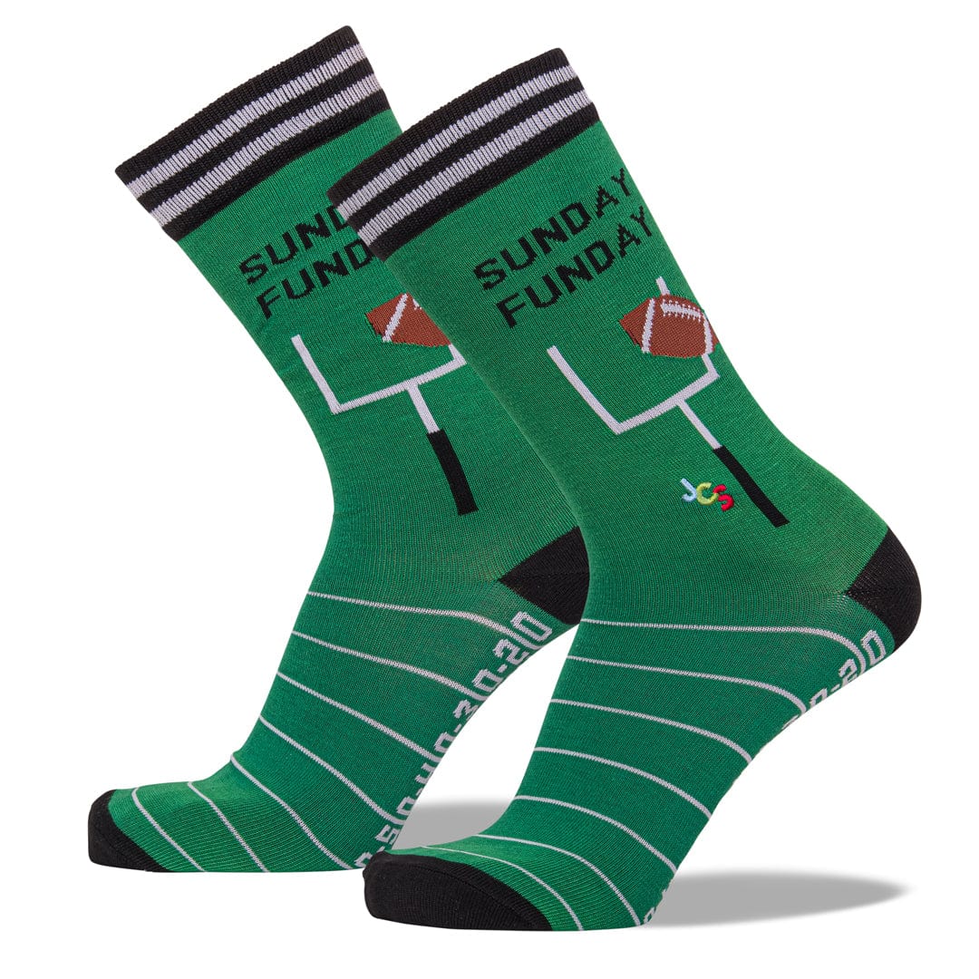 Sunday Funday Men's King Socks Green / King Men's