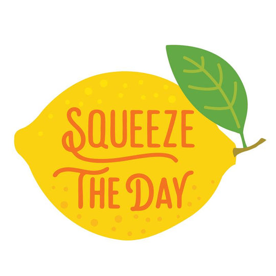 Squeeze the Day Sticker Yellow