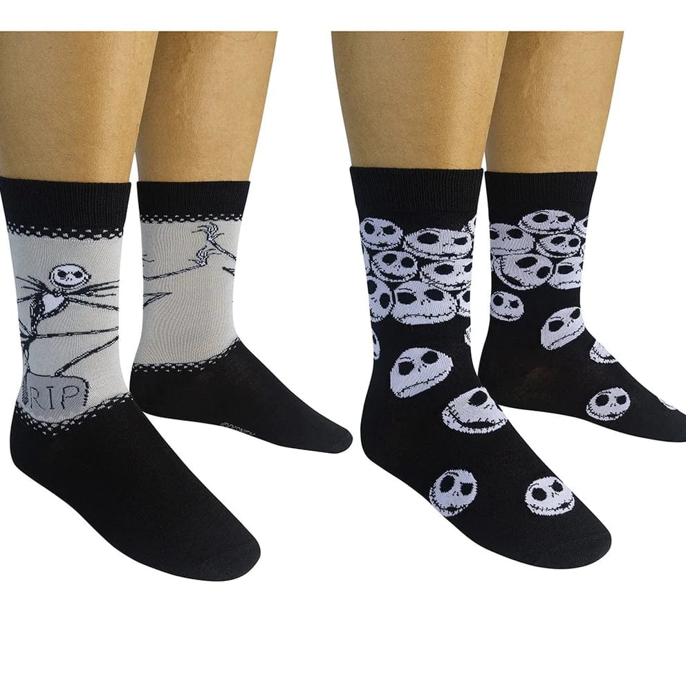 Nightmare Before Christmas 2 Pack Crew Socks Multi
