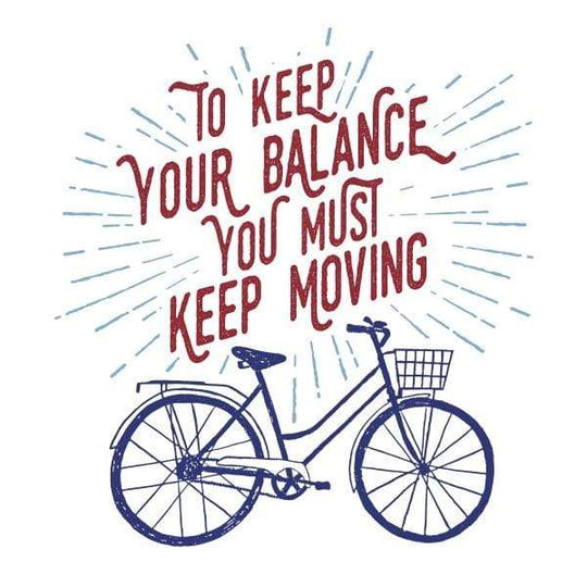 Bike Balance Sticker Blue
