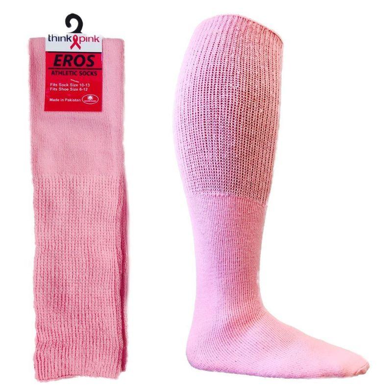 Pink Football Tube Socks for Breast Cancer Awareness Child / Pink