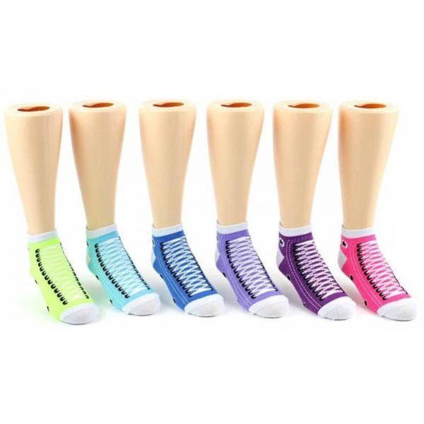 Sneaker Crew Socks for Children Ages 2-5- 3-Pack Multi