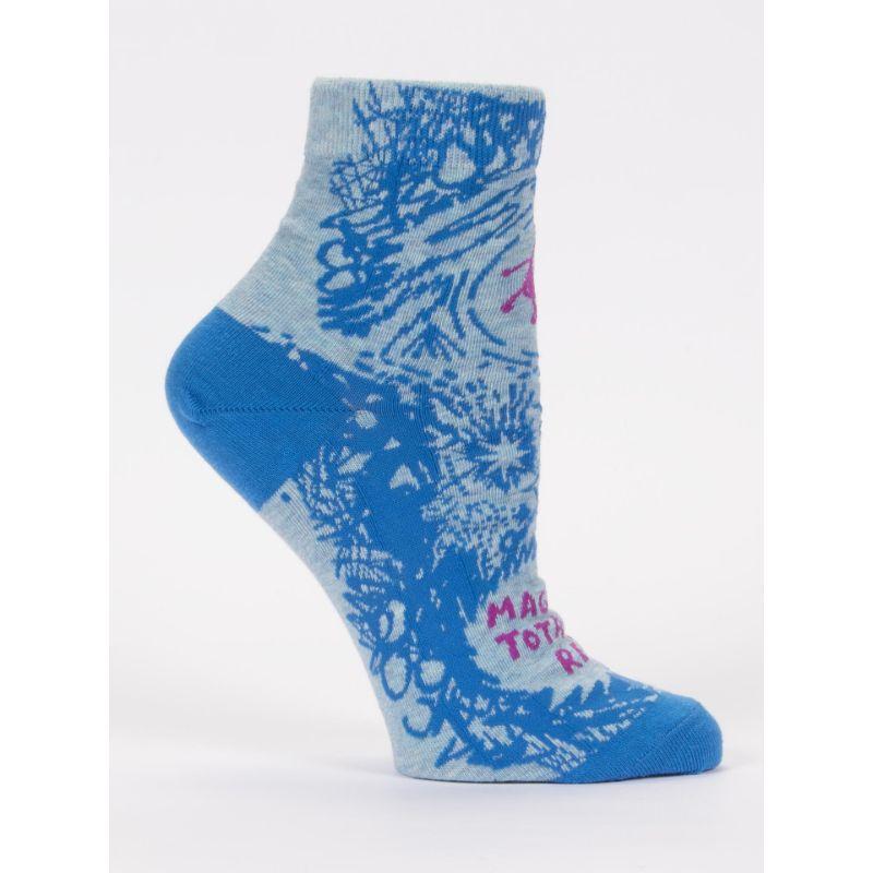 Magic is Totally Real - Women&#39;s Ankle Sock blue