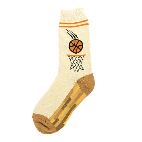 Basketball Women's Crew Socks Tan