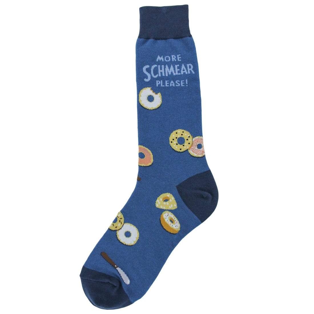 Bagel Schmear Sock Men&#39;s Sock Blue