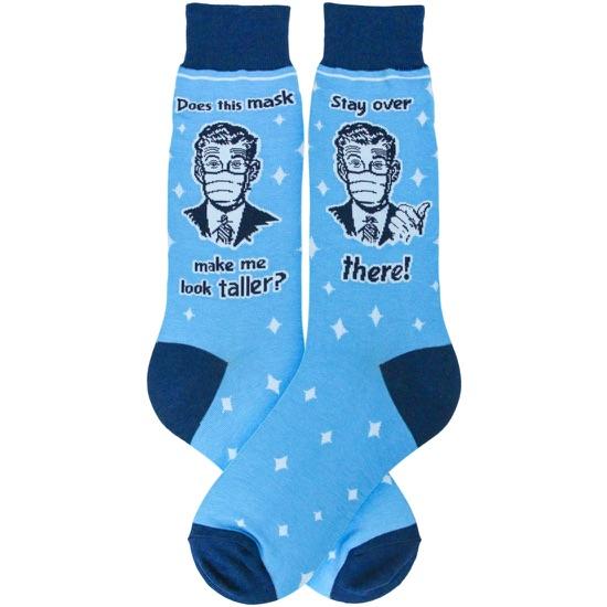 Mask Men's Socks Blue