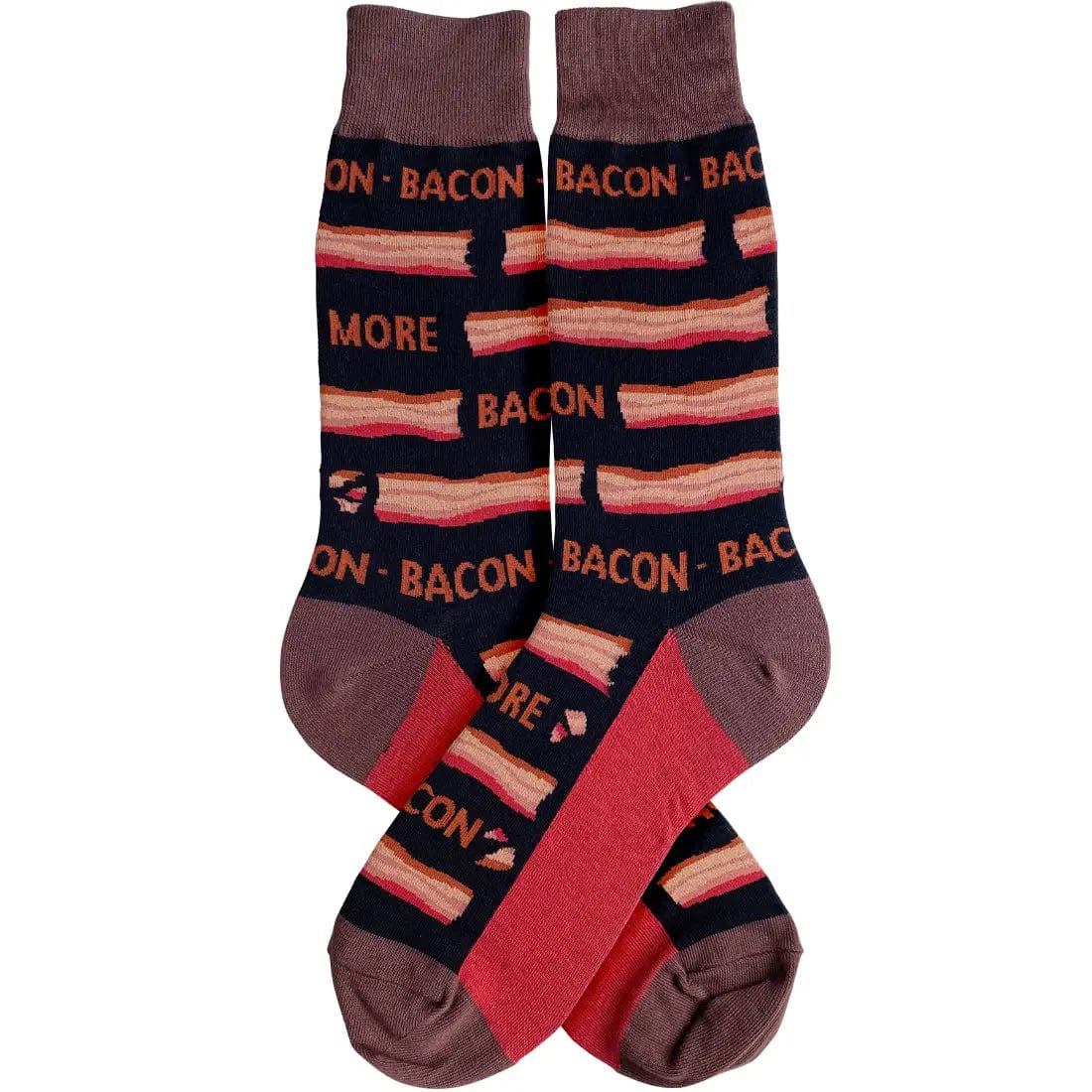 More Bacon Men&#39;s Crew Socks Multi